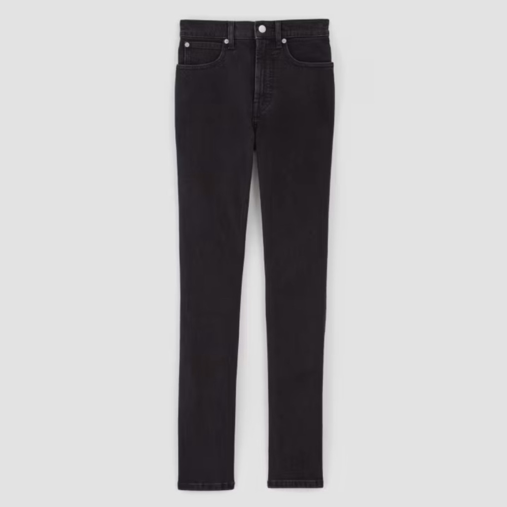 *Like New* Everlane Way High Slim Straight Jeans Size 23 (fit like 24) in black